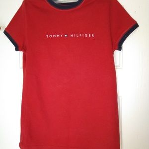 Tommy Hilfiger Kids shirt Size XS Red